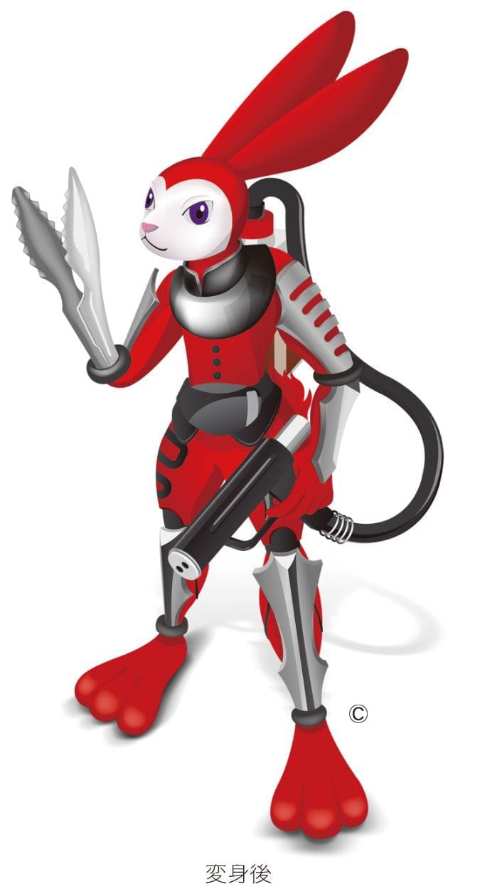 ラビット変身後イラスト